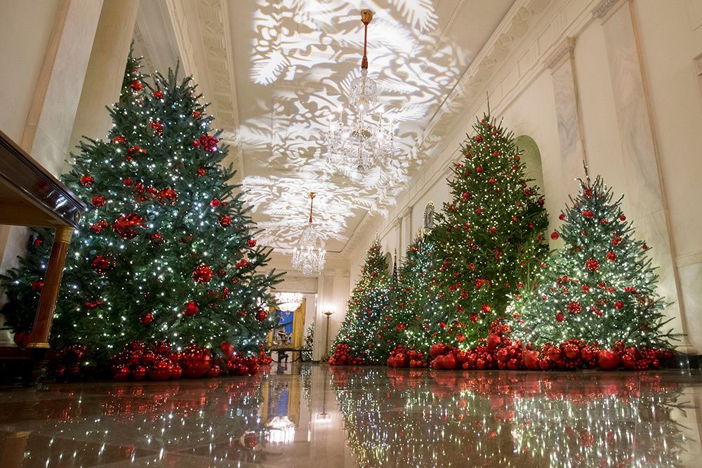 White House Christmas Decorations 2018