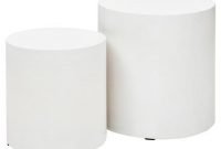 White Outdoor Side Table