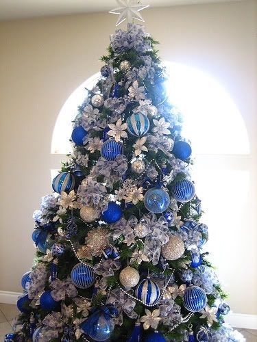 Blue Christmas Tree Decorations