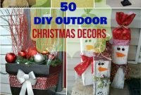 Homemade Outdoor Christmas Decorations