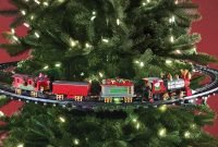 Christmas Tree Train Set