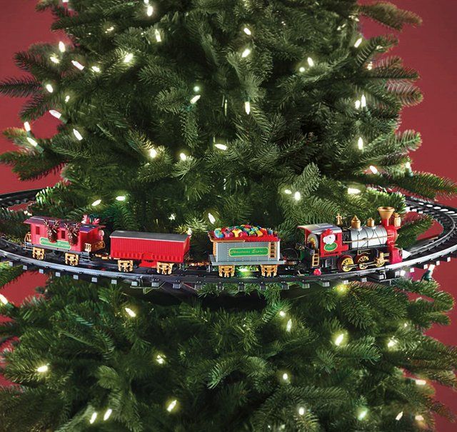 Christmas Tree Train Set