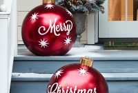 Giant Outdoor Christmas Ornaments