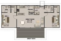 2 Bedroom 2 Bath House Plans