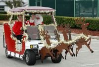 Golf Cart Christmas Decorations