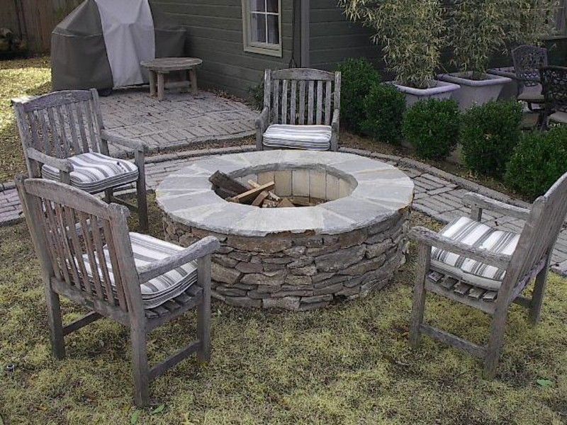 Outdoor Stone Fire Pit