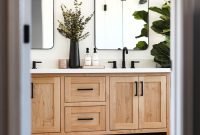 Natural Wood Bathroom Vanity