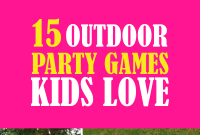 Outdoor Party Games For Kids