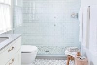 Patterned Bathroom Floor Tiles