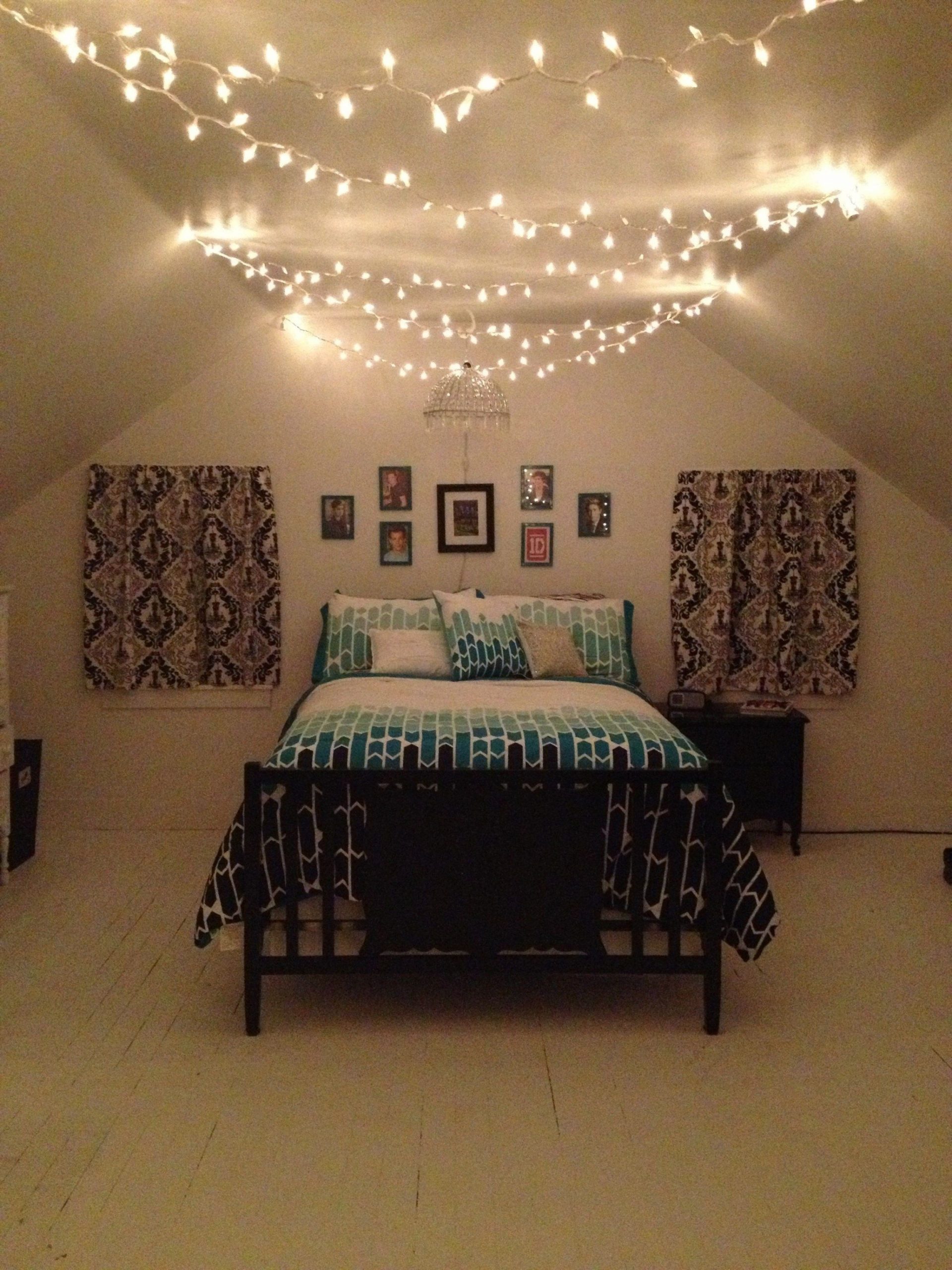 String Light Ideas For Bedroom