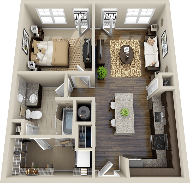 One Bedroom House