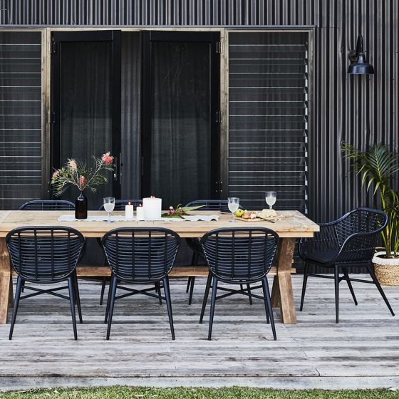 Black Outdoor Dining Chairs