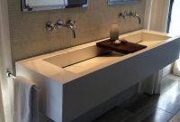 Trough Bathroom Sink