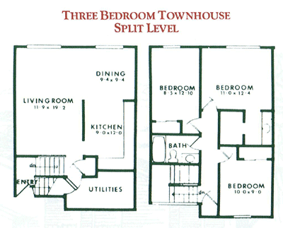 3 Bedroom Townhouse
