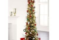 Pencil Christmas Tree With Lights