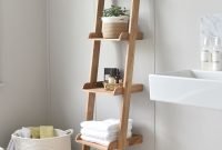 Bathroom Ladder Shelf