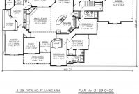 One Story 4 Bedroom House Plan