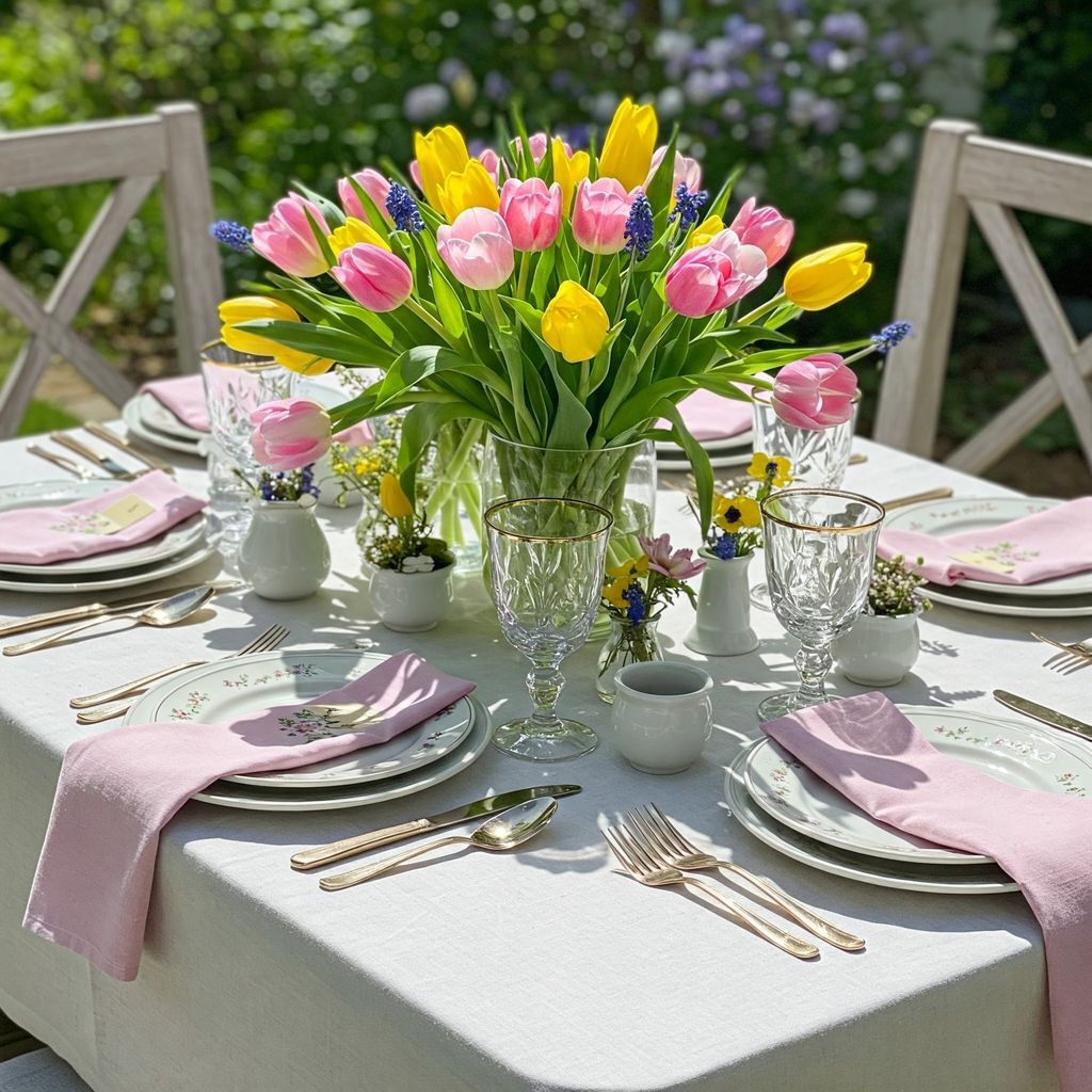 15 Easy Elegant Spring Table Settings You Can Create Today 03
